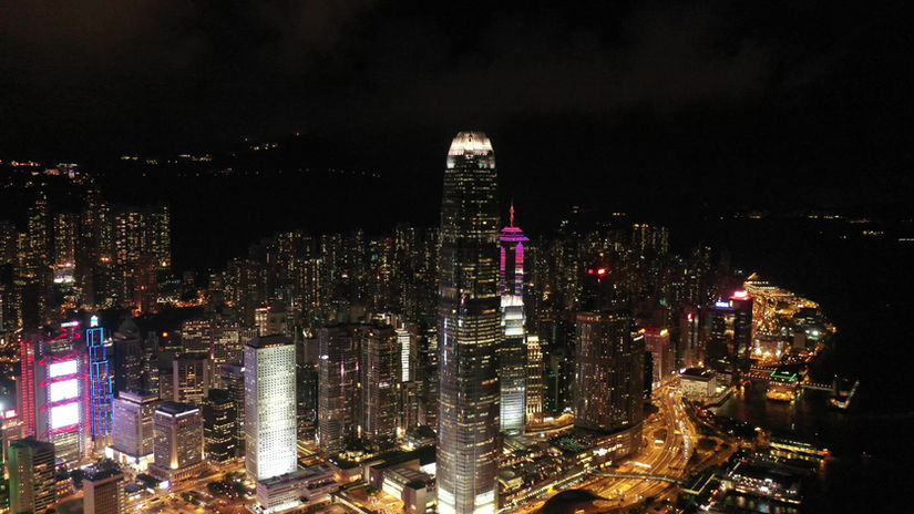 Victoria Harbour Night